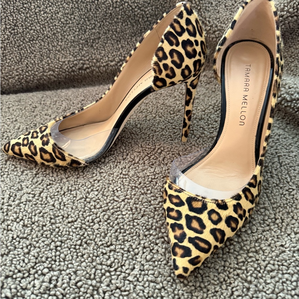 Tamara Mellon Animal Print Heels